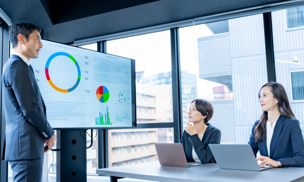 決算前改善報告会の様子